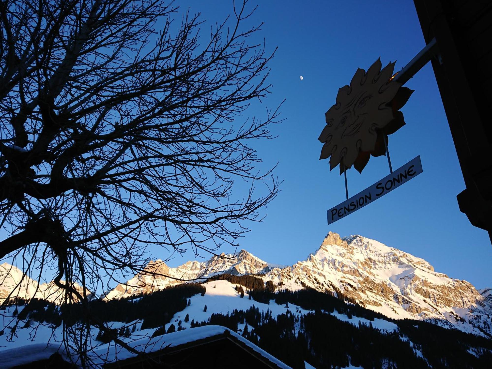Pension Sonne Adelboden Eksteriør billede
